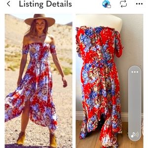 Auguste The Label Boheme Goddess Maxi Dress Red 8